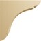 Ekena Millwork 1 3/4"W x 6"D x 6"H Small Olympic Wood Bracket, Alder BKTW01X06X06OLAL - alternate 2